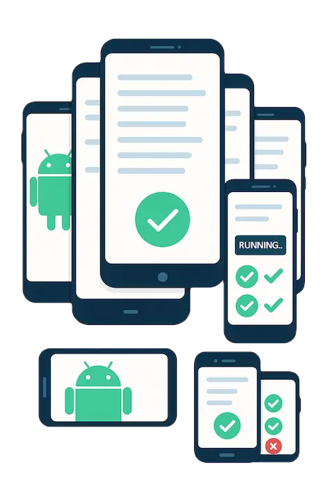 Real Samsung Galaxy Devices for Testing