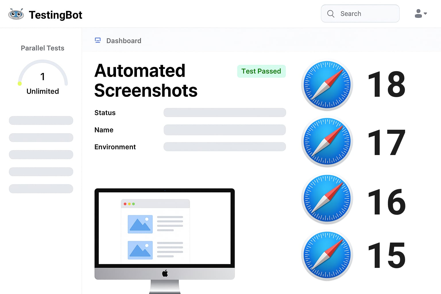 Superfast, live cross browser testing