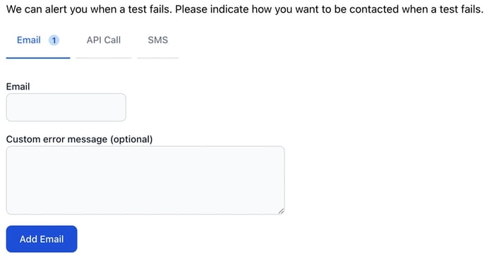 Accessibility Test Alerts