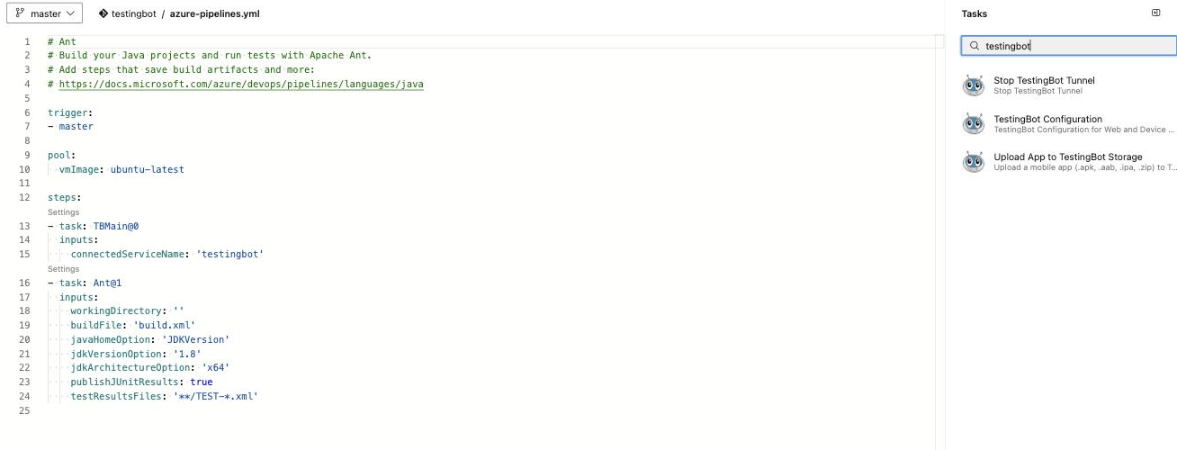 TestingBot task