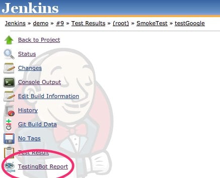 Jenkins TestingBot integration