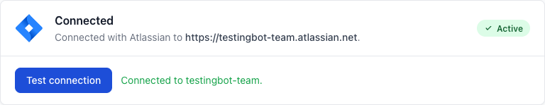 Jira connected to TestingBot