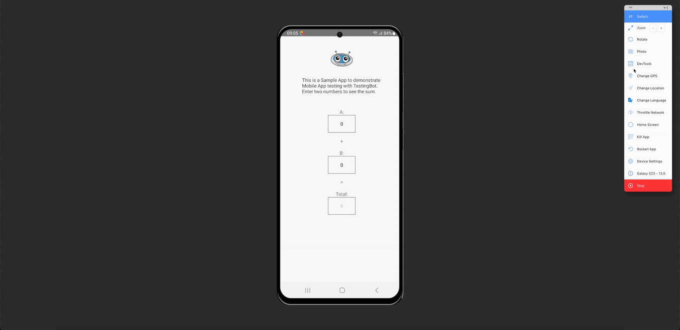 App Inspection panel open