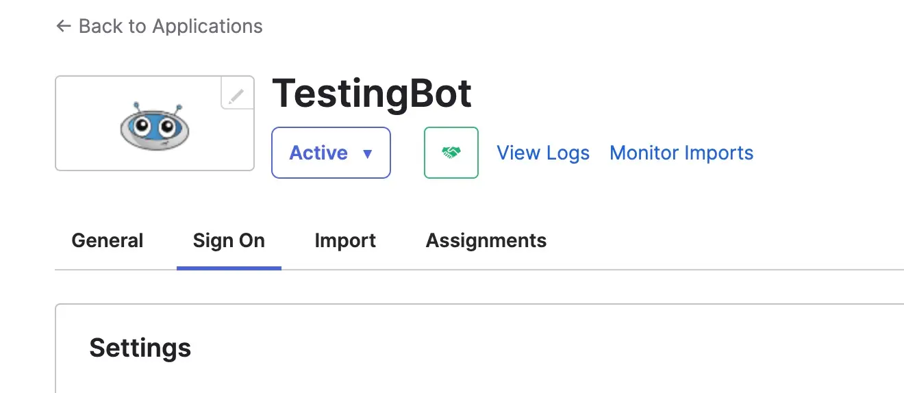 Add TestingBot SAML App
