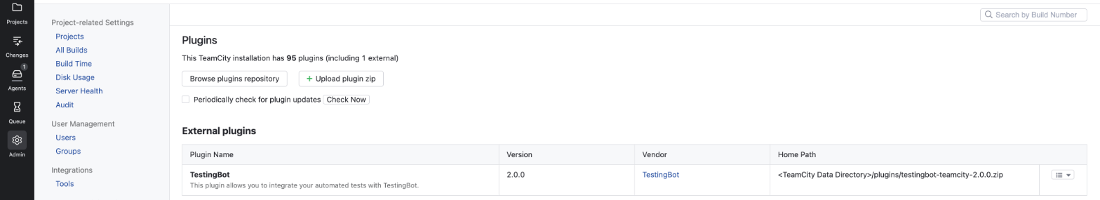 TeamCity integration