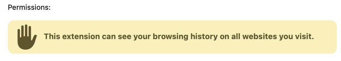 Safari permissions